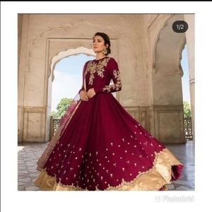 Faiza saqlain designer Pakistani dress anarkali